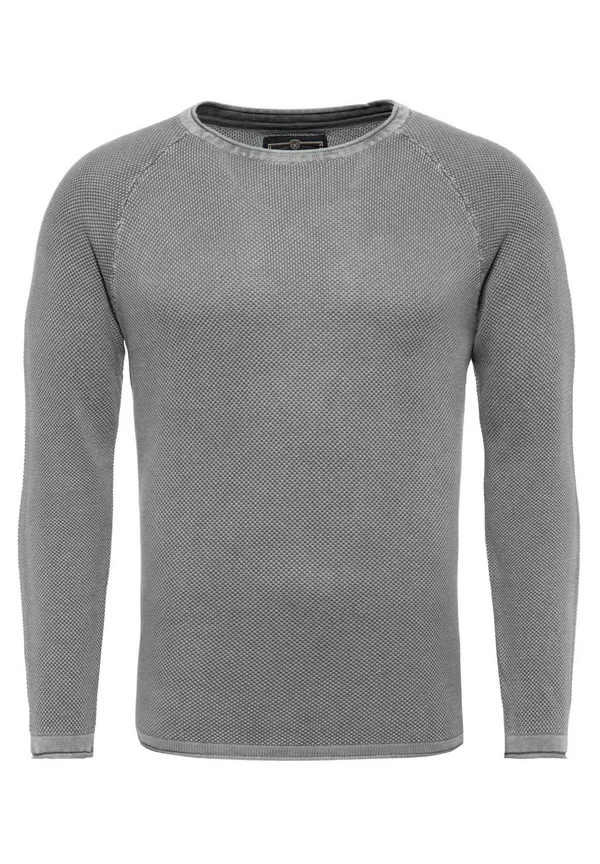MST THOMAS ROUND NECK - Strickpullover - grau