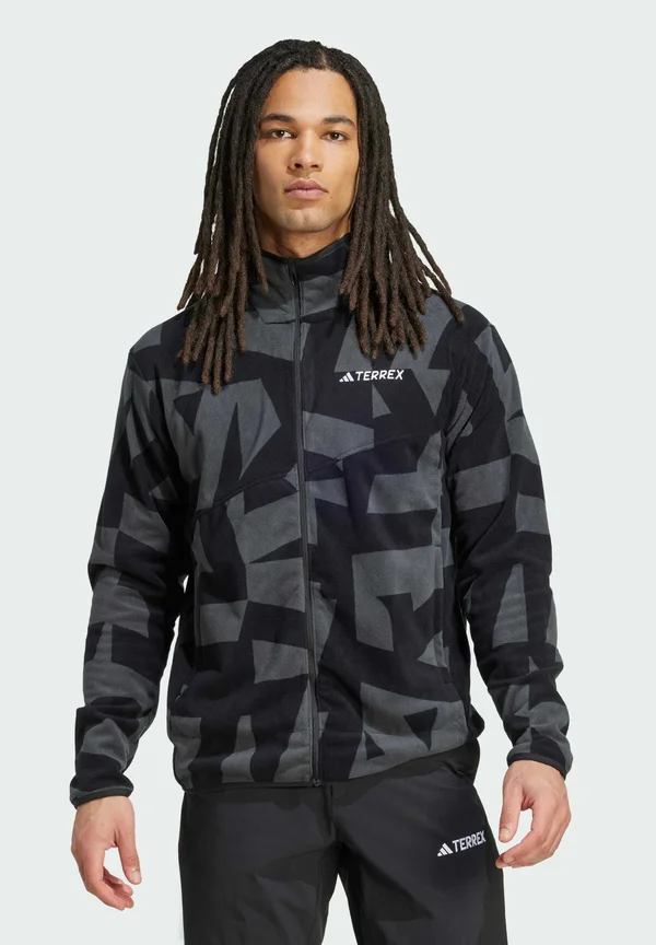 MT AOP  - Fleecejacke - black   carbon
