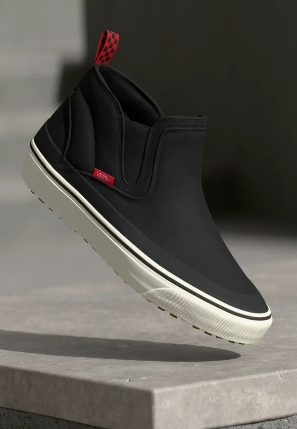 MTE MID SLIP INSULATED UNISEX - Stiefelette - black/marshmallow