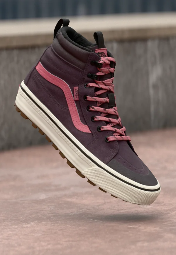 MTE SK8 HI WATERPROOF INSULATED UNISEX - Sneaker high - port/black