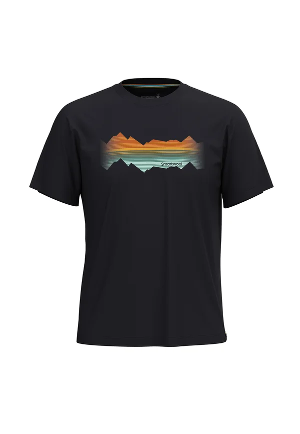 MTN HRZN S/S GRPH  - T-Shirt print - black