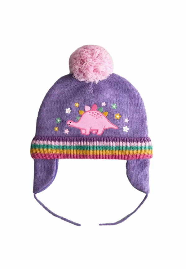 Mütze - lilac dino