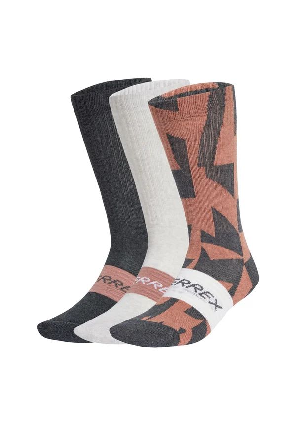 MULTI 3 PACK - Sportsocken - white warm clay grey six