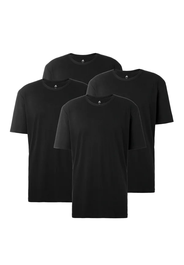 MULTI 4ER PACK CREW RUND AUSSCHNITT LANGLEBIG - Unterhemd/-shirt - black