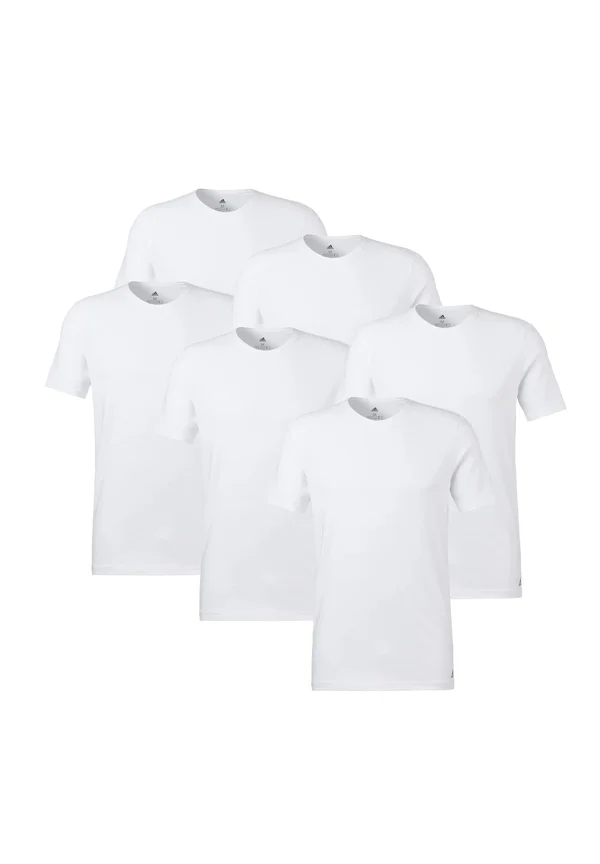 MULTI 6ER PACK CREW RUND AUSSCHNITT LANGLEBIG - Unterhemd/-shirt - white
