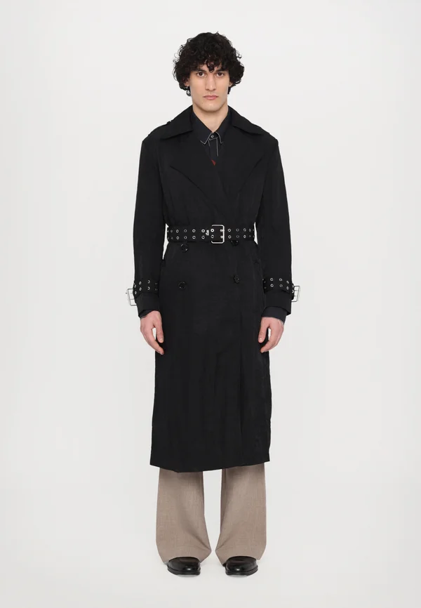 MULTI BELT  - Trenchcoat - black