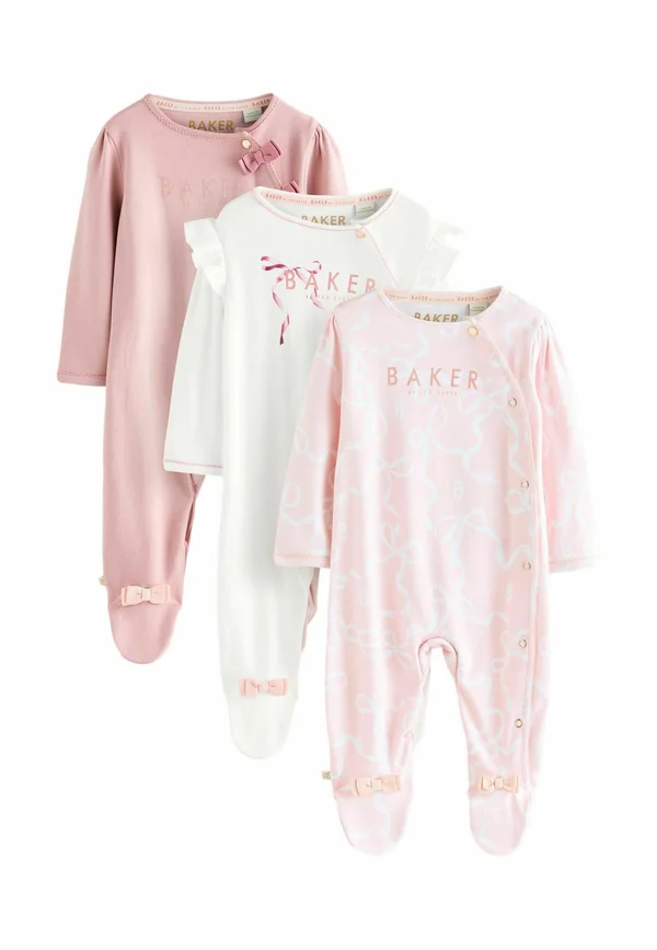MULTI BLOSSOM 3 PACK - REGULAR FIT - Strampler - dusky pink