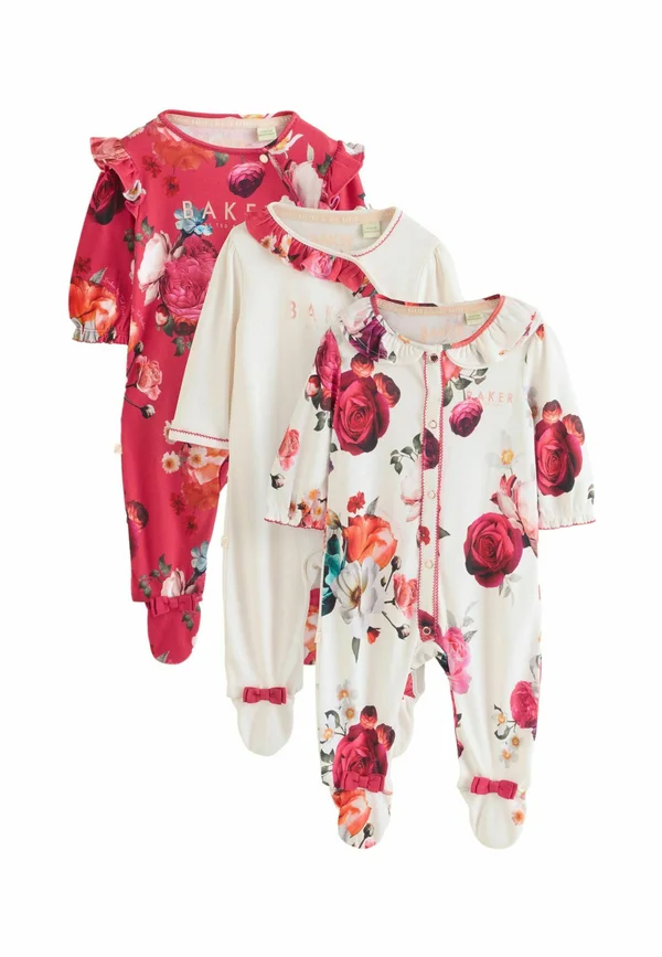 MULTI BLOSSOM 3 PACK - REGULAR FIT - Strampler - multi-coloured