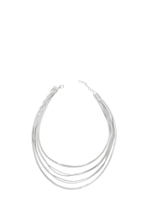 MULTI-CHAIN - Halskette - metallic grey