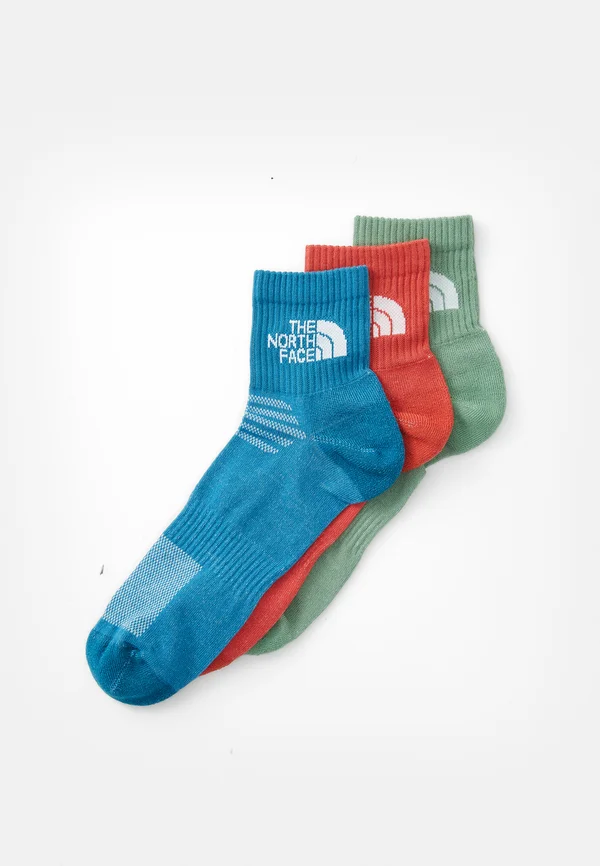 MULTI CUSH QUARTER 3 PACK - Sportsocken - dusk blue/slate moss/mars dust