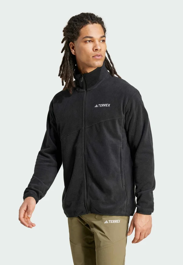 MULTI FULL-ZIP FLEECE - Fleecejacke - black