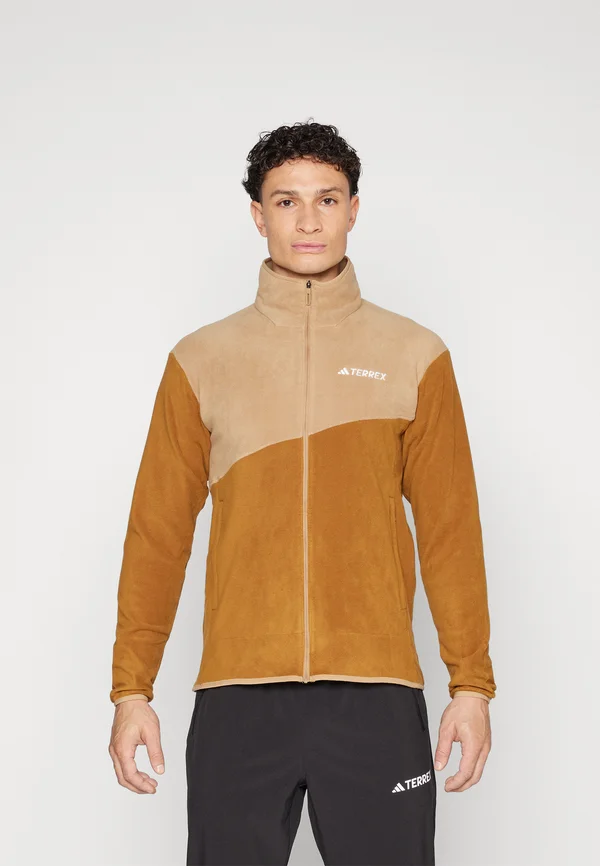 MULTI FULL-ZIP FLEECE - Fleecejacke - bronze strata/cardboard