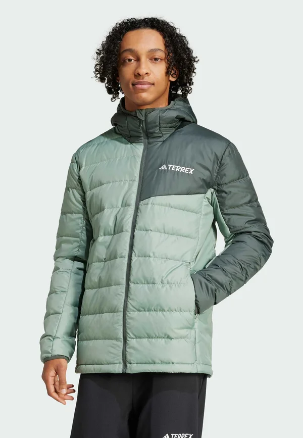 MULTI LIGHT DOWN HOODED - Daunenjacke - silver green   legend ivy