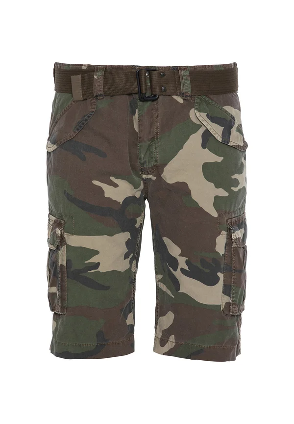 MULTI-POCKET - Shorts - camo kaki