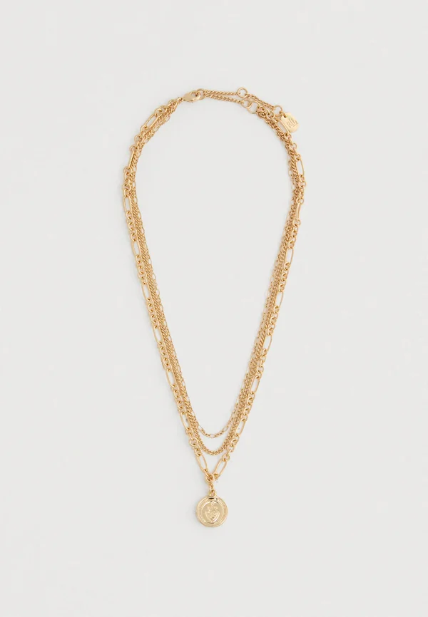 MULTI ROW PENDANT - Halskette - gold-coloured