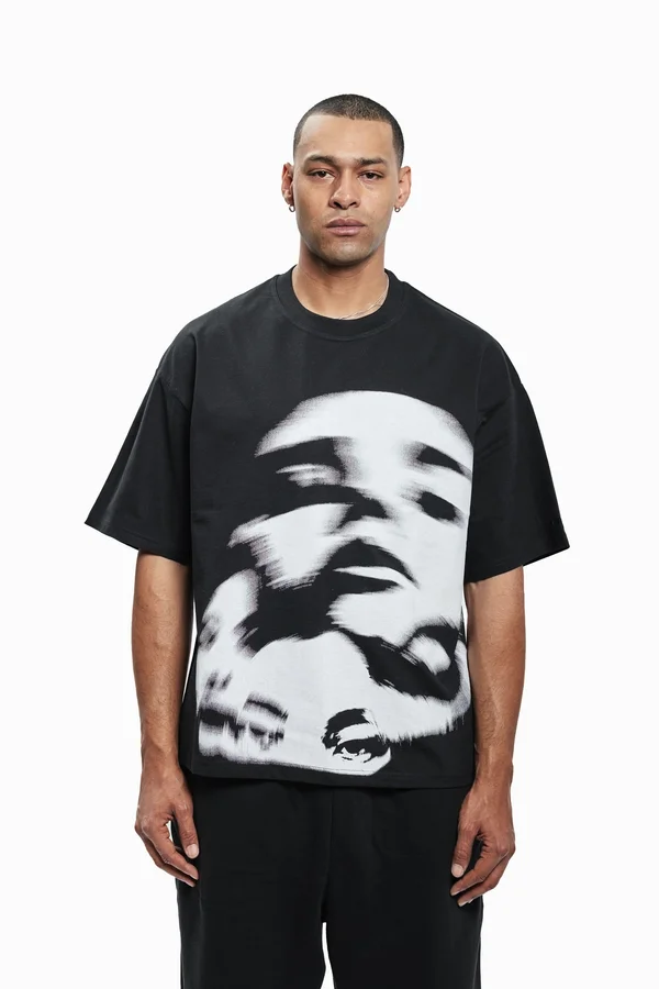 MULTIFACE UNISEX - T-Shirt print - black