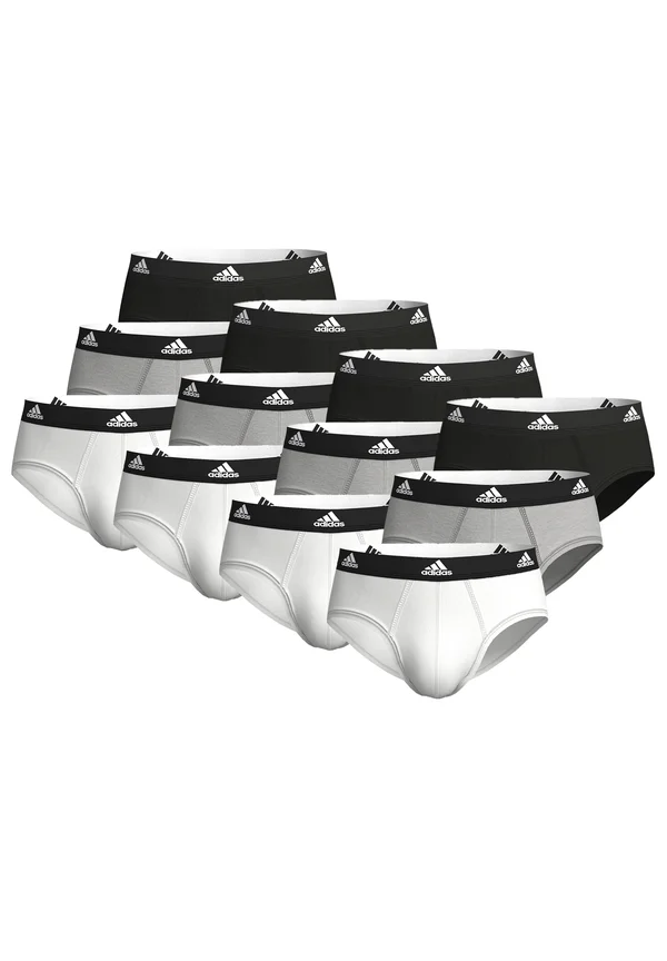 MULTIPACKS 12ER PACK BASIC - Slip - black   white   grey