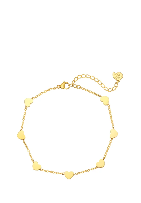 MULTIPLE HEARTS - Fußkettchen - gold-coloured