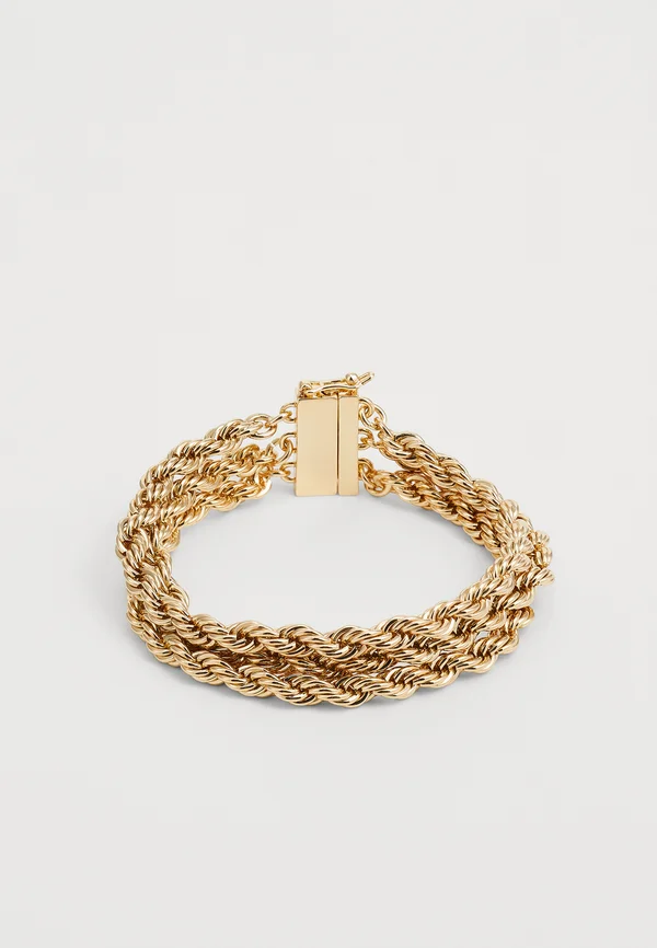 MULTIROW ROPE FLEX - Armband - gold-coloured