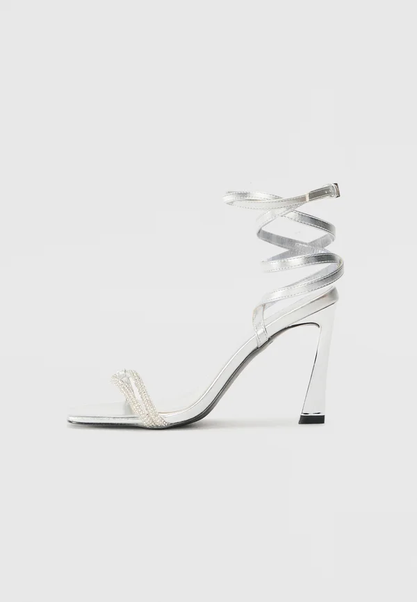 MURCIA - High Heel Sandalette - silver
