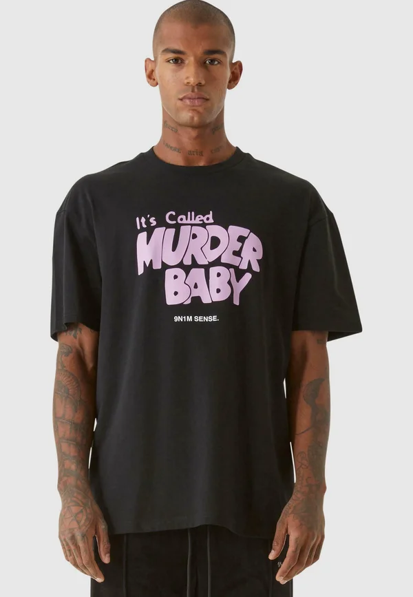 MURDER TEE - T-Shirt print - black
