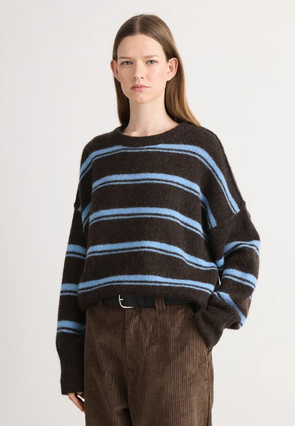 MURPHY SWEATER - Strickpullover - demitasse/frozen fjord