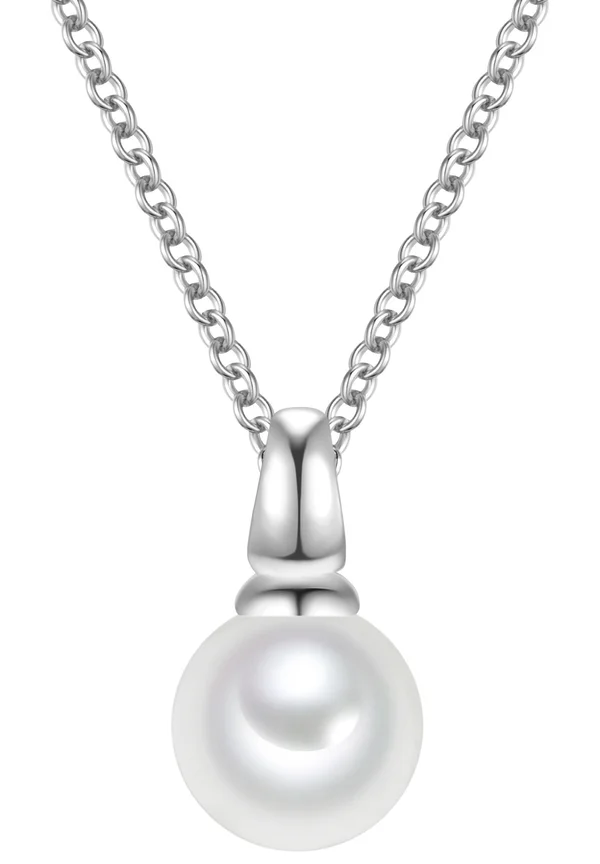 MUSCHELKERNPERLE - Halskette - silver-coloured