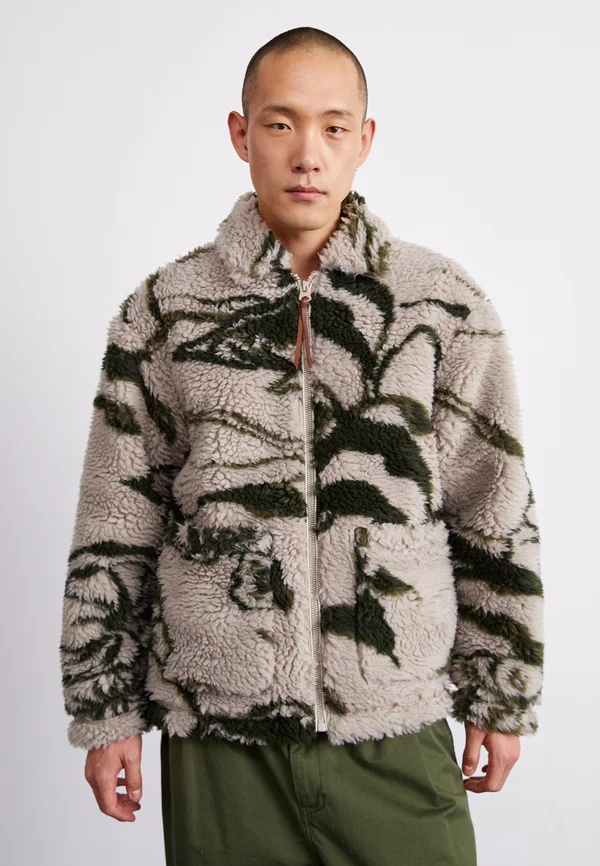 MUSHROOM JACKET - Fleecejacke - silver grey/multi