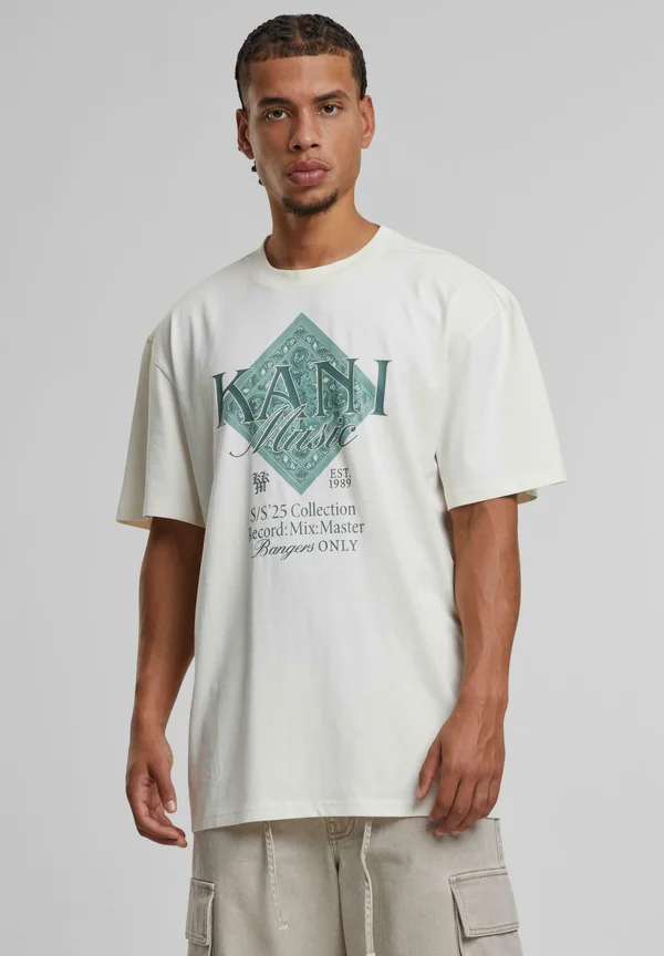 MUSIC PAISLEY - T-Shirt print - white