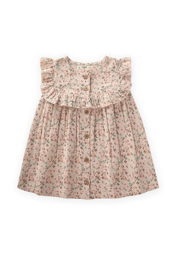 MUSLIN - Blusenkleid - light pink