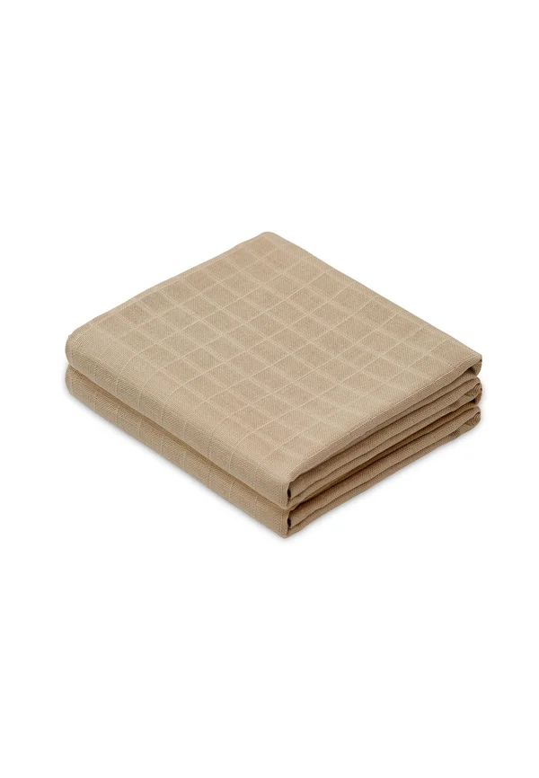 MUSLIN CLOTH SOLID COLOUR LATTE UNISEX 2-PACK - Sonstige Accessoires - latte