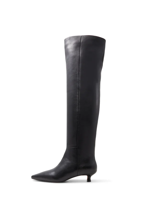 MUTTSEE - Overknees - black