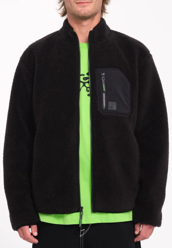MUZZER FUZZAR - Fleecejacke - black