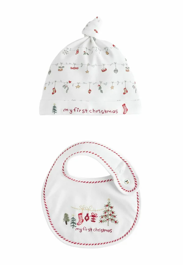 MY FIRST CHRISTMAS SET  . - Mütze - red