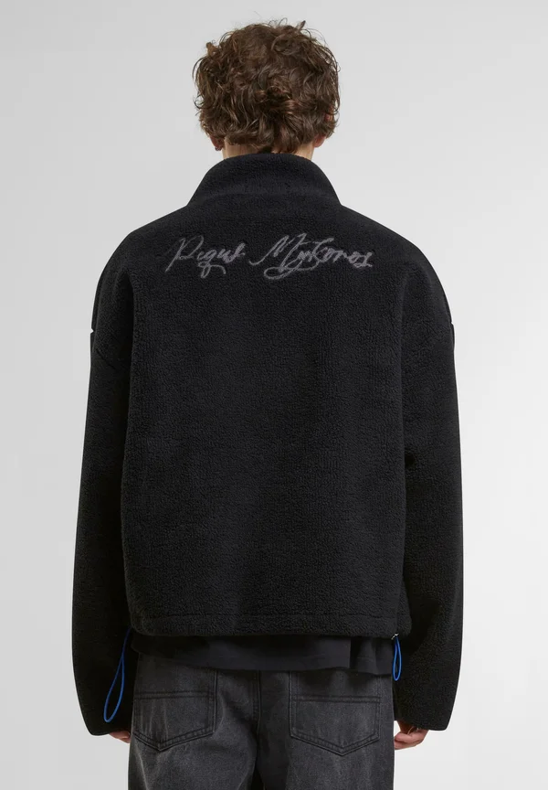 MYKONOS SCRIPT - Fleecejacke - black