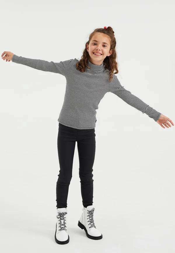 MYLA RIBIPE - Langarmshirt - white