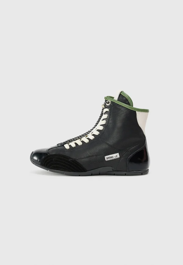 MYR AA - Sneaker high - black/off white/green