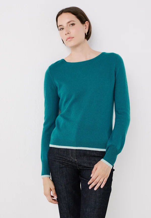 MZOA - Strickpullover - bleu turquoise