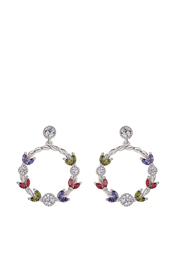 NALA POLIERT - Ohrringe - silberfarben poliert