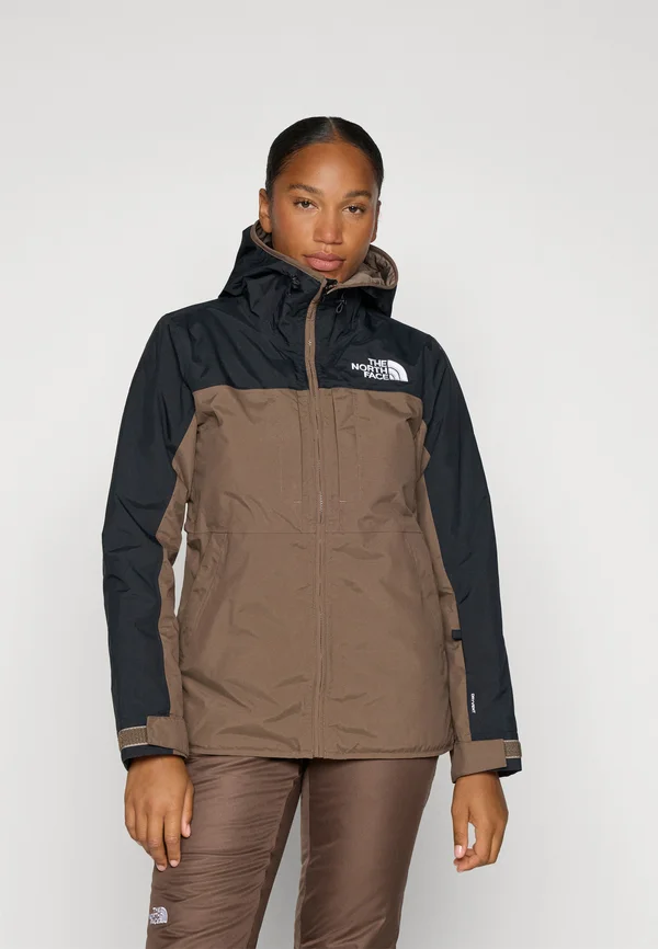 NAMAK INSULATED JACKET - Skijacke - black/smokey brown