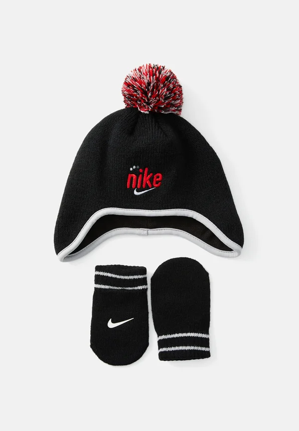 NAN PLAY FOR ALL PEAK BEANIE SET UNISEX - Mütze - black