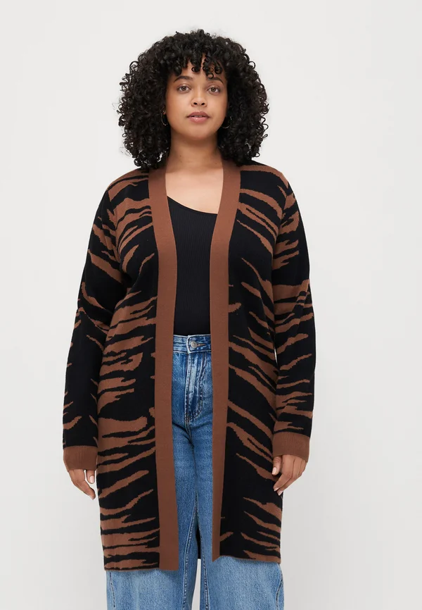 NANCY - Strickjacke - black/emperador