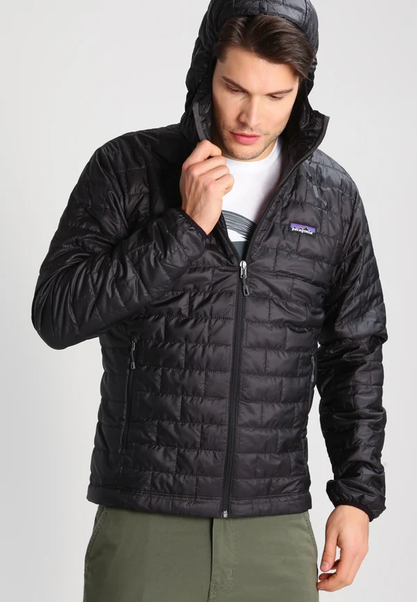 NANO PUFF HOODY - Winterjacke - black