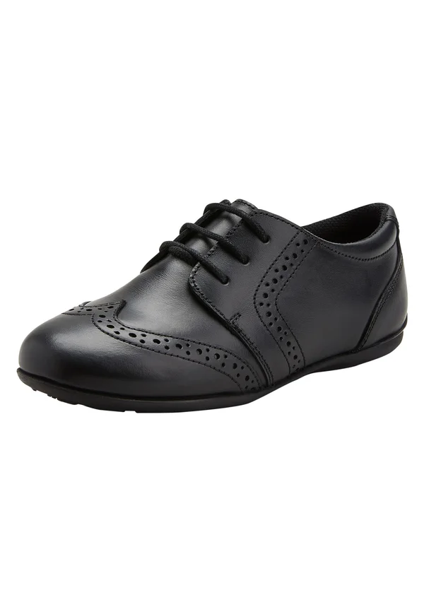 Narrow Fit Lace-Up Brogues - Schnürer - black
