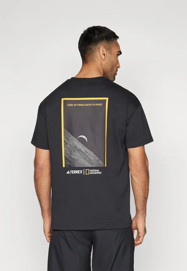 NAT GEO AEROREADY GRAPHIC - Sport T-Shirt - black
