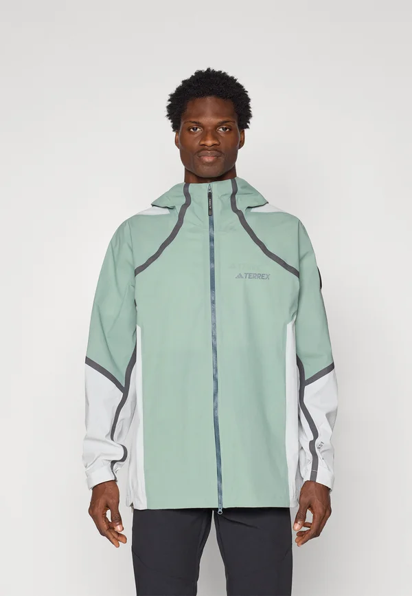 NAT GEO RAIN.RDY - Regenjacke / wasserabweisende Jacke - silver green