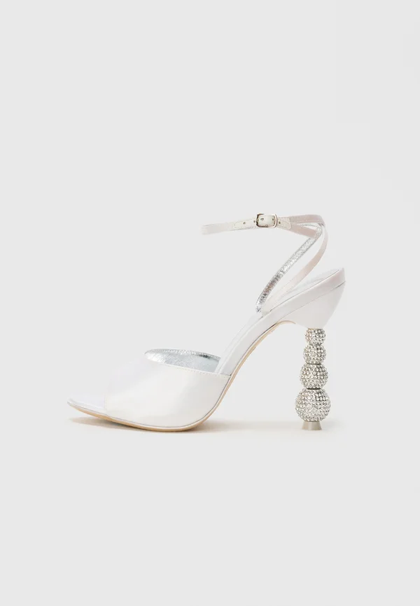 NATALIA CRYSTAL - High Heel Sandalette - ivory