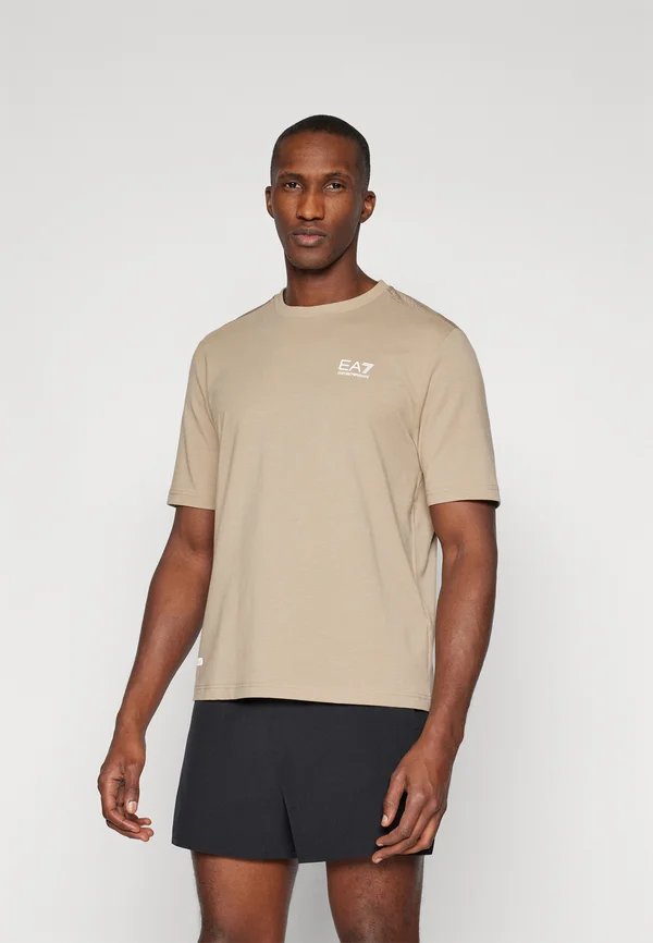 NATURAL VENTUS TEE  - Sport T-Shirt - cobblestone