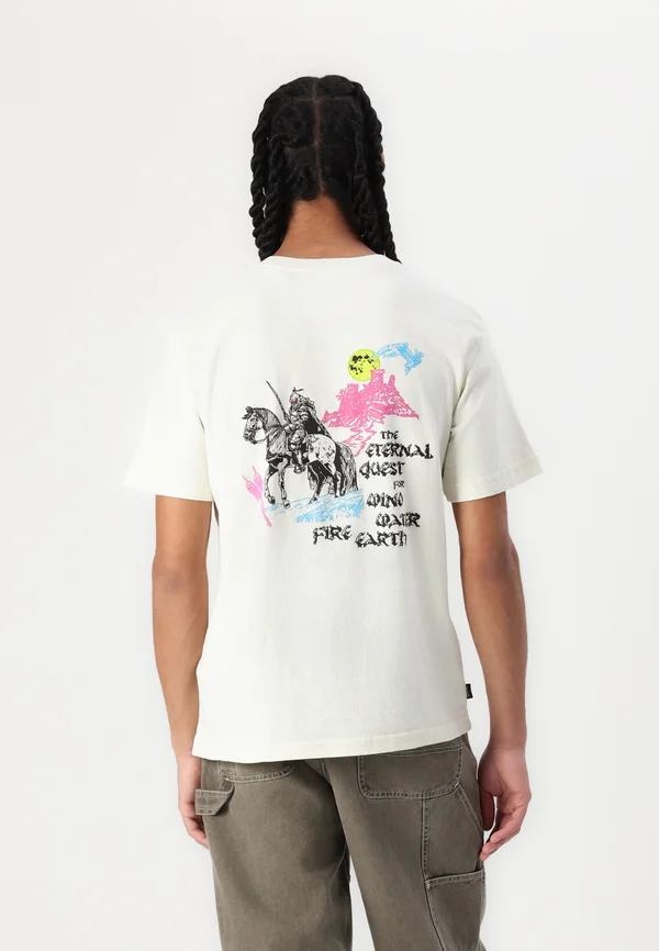 NATURE CALLS QUEST  - T-Shirt print - white