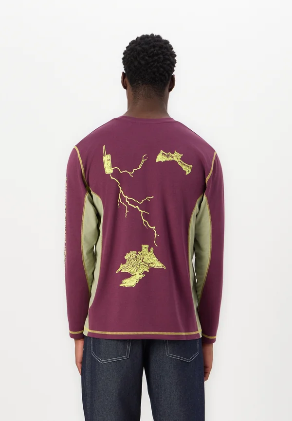 NATURE CALLS TECH - Langarmshirt - prune